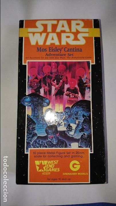 1989 West End Games Star Wars Grenadier Models 25mm Metal Figure Set - Mos  Eisley Cantina