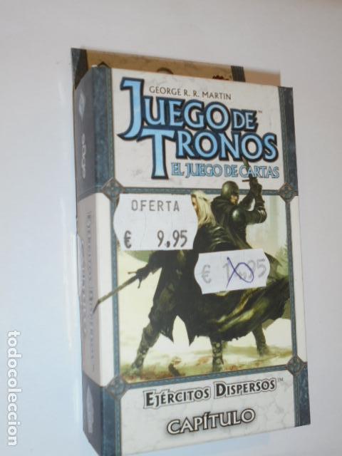 Juegos antiguos: JUEGO DE TRONOS EL JUEGO DE CARTAS - CAPITULO - EJERCITOS DISPERSOS - OFERTA - Foto 1