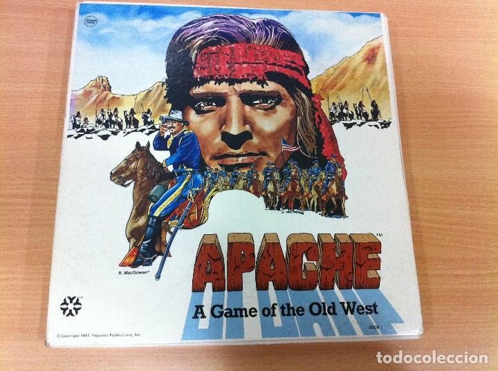 Juegos antiguos: JUEGO DE MESA DEL OESTE AMERICANO - WARGAME APACHE, DE YAQUINTO (1981). CON PEL&Iacute;CULA PRECINTADA