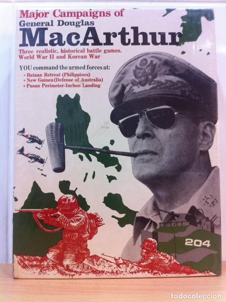 Jeux Anciens: WARGAME PRECINTADO - MAJOR CAMPAIGNS OF DOUGLAS MacARTHUR. RGI (1974)
