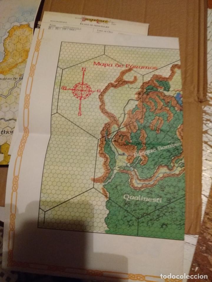Juegos antiguos: DRAGON LANCE : CLASICOS VOLUMEN 1 ( CONTIENE MAPA DE PARAMOS + MAPA DRAGON LANCE - Foto 5
