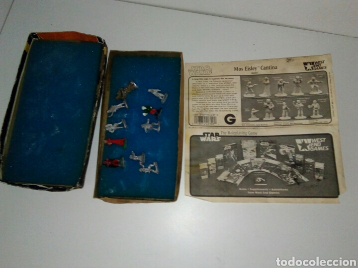 Juegos antiguos: Figuras de plomo1989 star wars. West end games - Foto 2