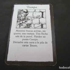 Juegos Antiguos: TRAMPA CARTA DE TESORO HEROQUEST. Lote 160239658
