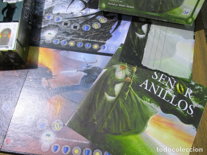 Juegos antiguos: Juego de mesa EL SE&Ntilde;OR DE LOS ANILLOS - DEVIR 2000 - Foto 4