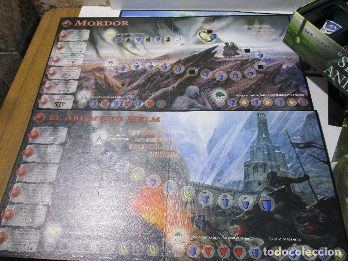 Juegos antiguos: Juego de mesa EL SE&Ntilde;OR DE LOS ANILLOS - DEVIR 2000 - Foto 5
