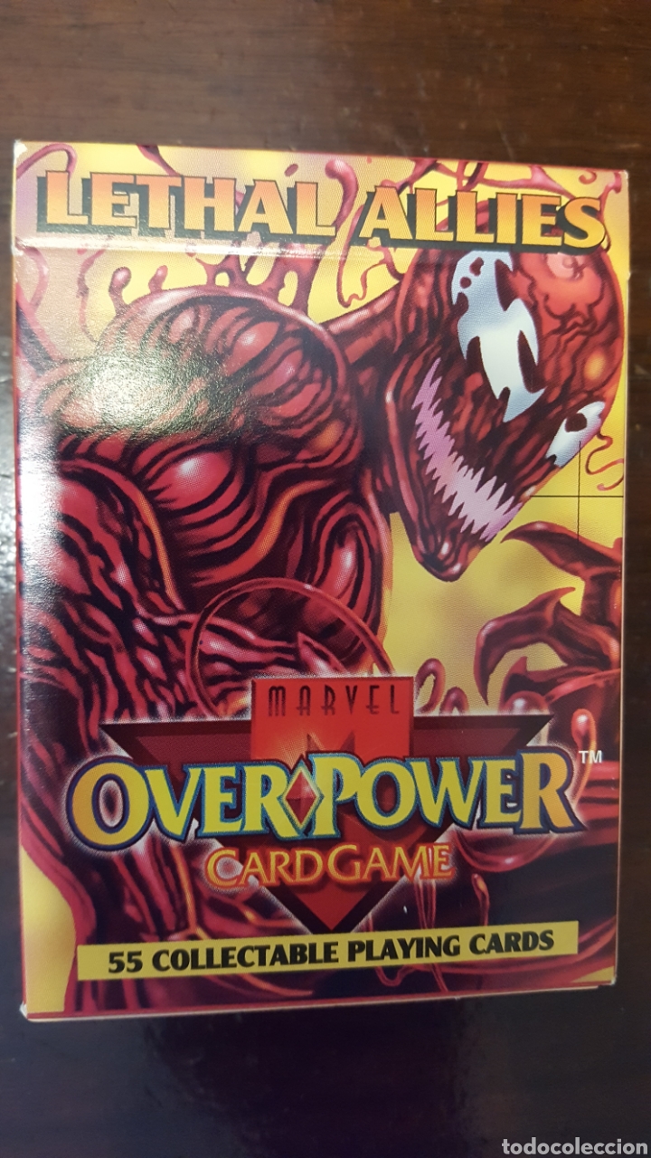 lote de cartas marvel overpower card game s Comprar
