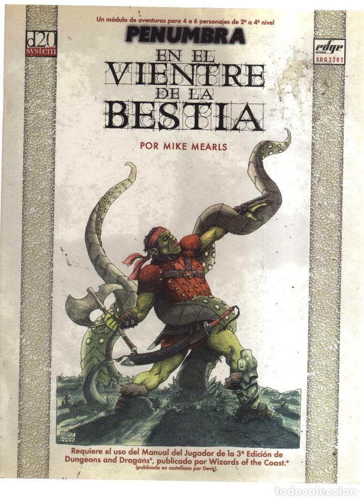 Juegos antiguos: PENUMBRA EN EL VIENTRE DE LA BESTIA - Foto 1