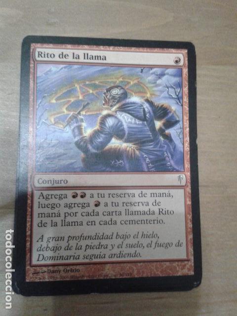 Juegos antiguos: RITO DE LA LLAMA. MAGIC THE GATHERING - Foto 1