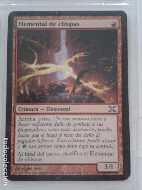 Juegos antiguos: ELEMENTAL DE CHISPAS. MAGIC THE GATHERING. - Foto 1