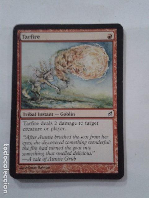 Juegos antiguos: TARFIRE. Fuego de alquitr&aacute;n. MAGIC THE GATHERING. - Foto 1