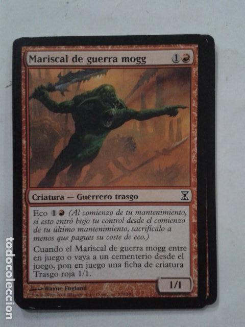 Juegos antiguos: MARISCAL DE GUERRA MOGG. MAGIC THE GATHERING. - Foto 1