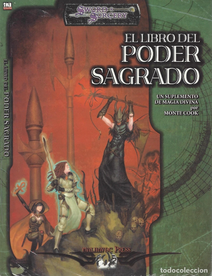 Juegos antiguos: EL LIBRO DEL PODER SAGRADO- SWORD & SORCERY - FACTORIA DE IDEAS- PRECINTADO - Foto 1