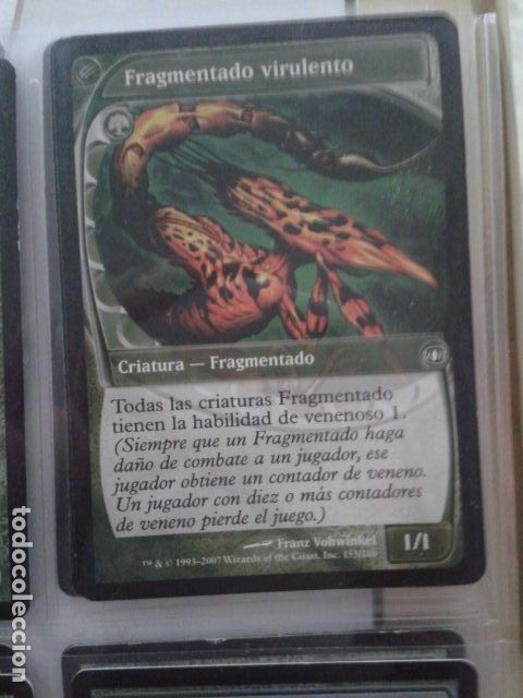 Juegos antiguos: Fragmentado virulento. MAGIC THE GATHERING. MTG. - Foto 1