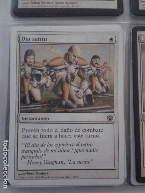 Juegos antiguos: D&iacute;a santo. MAGIC THE GATHERING. MTG. - Foto 1