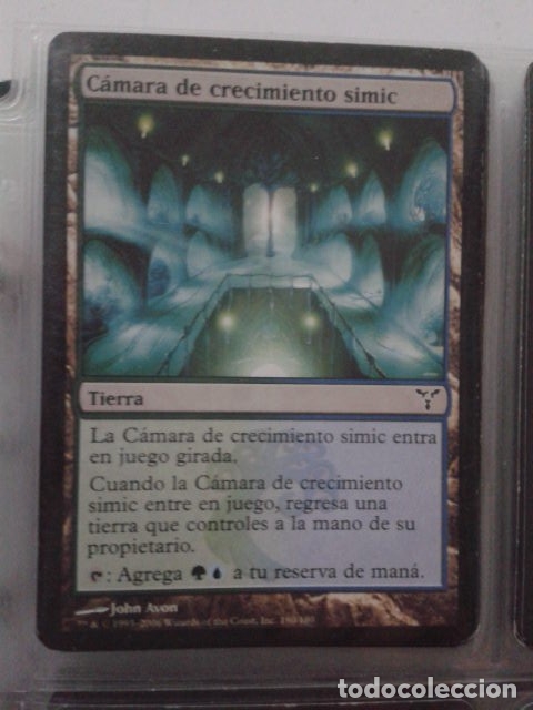 Juegos antiguos: CAMARA DE CRECIMIENTO SIMIC. MAGIC THE GATHERING. MTG. - Foto 1
