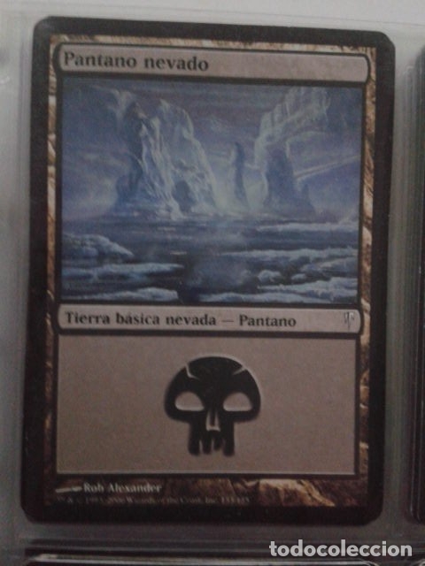 Juegos antiguos: PANTANO NEVADO. MAGIC THE GATHERING. MTG. - Foto 1