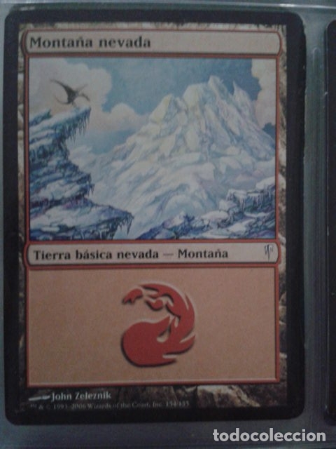 Juegos antiguos: MONTA&Ntilde;A NEVADA. MAGIC THE GATHERING. MTG. - Foto 1