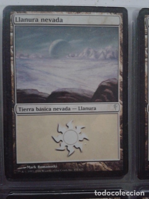 Juegos antiguos: Llanura nevada. MAGIC THE GATHERING. MTG. - Foto 1