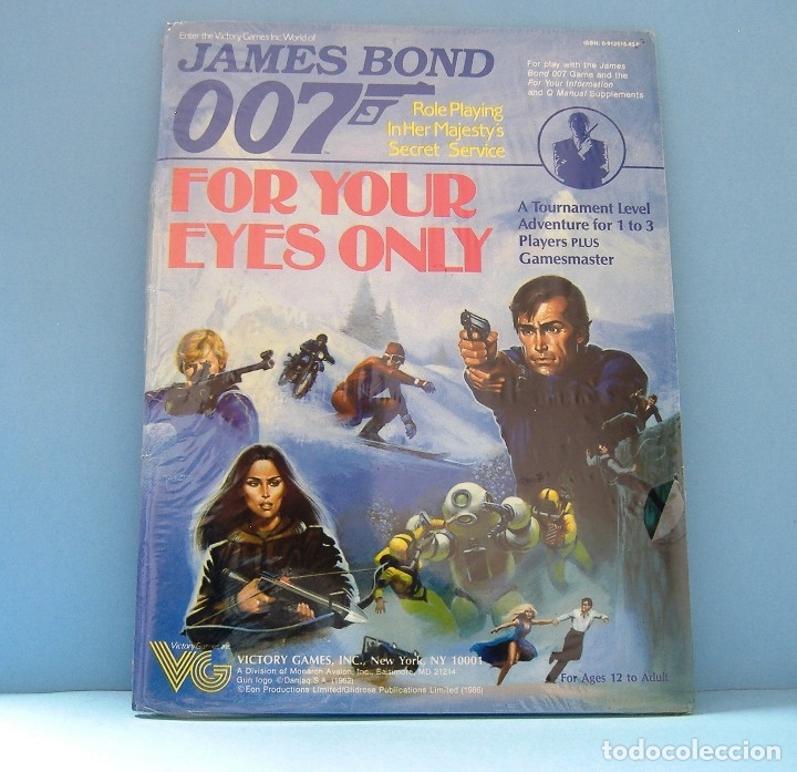 James Bond 007 For Your Eyes Only De Victory Sold Through Direct Sale