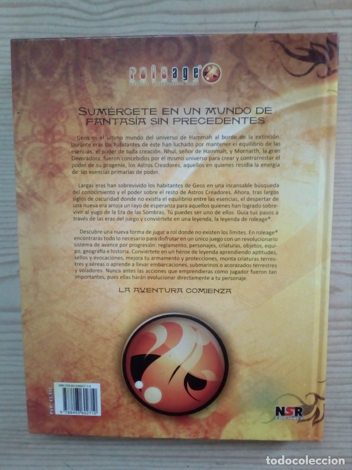 Juegos antiguos: Roleage - Libro Basico 1 - NSR - 2007 - Foto 9