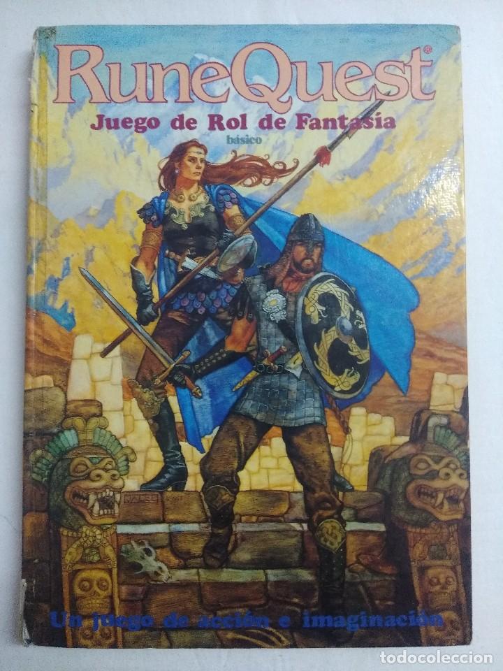 Juegos antiguos: RUNEQUEST BASICO/LIBRO DE ROL JOC INTERNACIONAL. - Foto 1