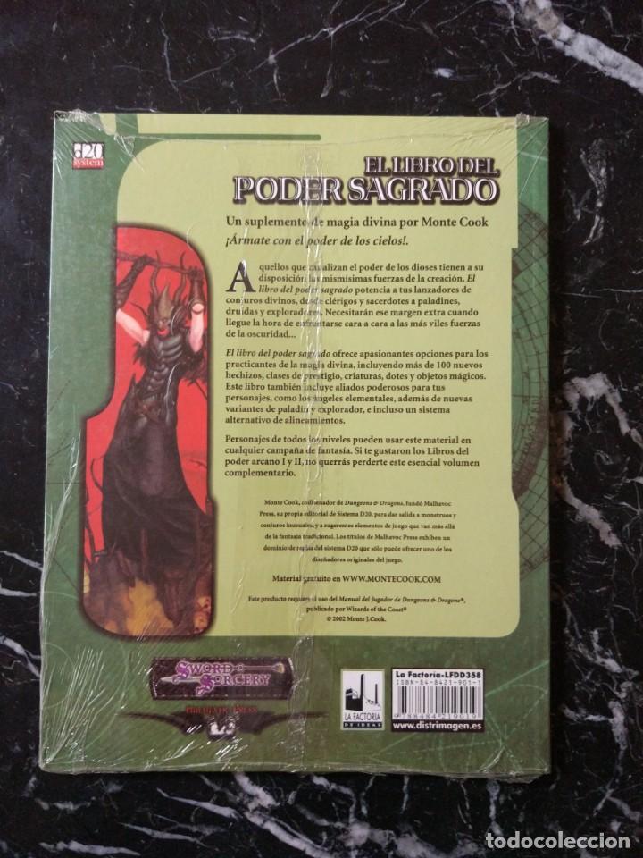 Juegos antiguos: DUNGEONS & DRAGONS EL LIBRO DEL PODER SAGRADO (LA FACTORIA DE IDEAS LFDD358) - Foto 2