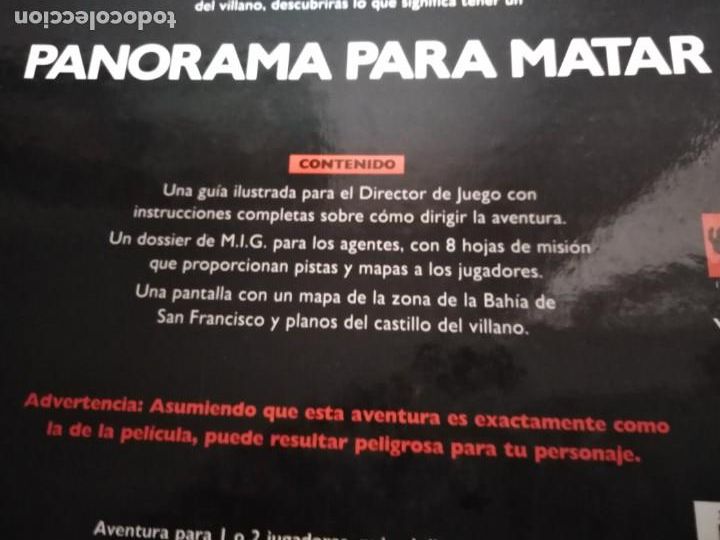 Juegos antiguos: Juego Panorama para matar - Foto 2