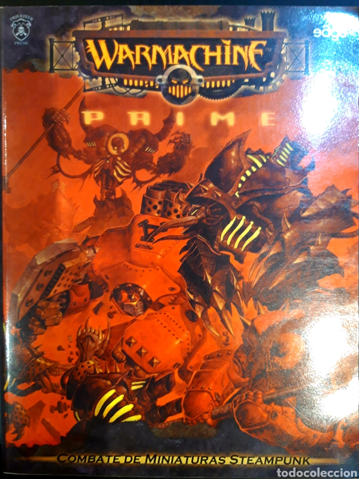 Juegos antiguos: WARMACHINE. COMBATE DE MINIATURAS STEAMPUNK. - Foto 1