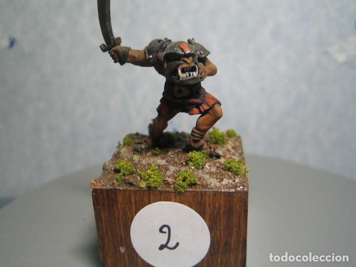 Jeux Anciens: FIGURA DE FANTASIA DE PLOMO MODELO 2 - PINTADO DE CALIDAD- - TAMA&Ntilde;O PEANA CM. 3X3X2