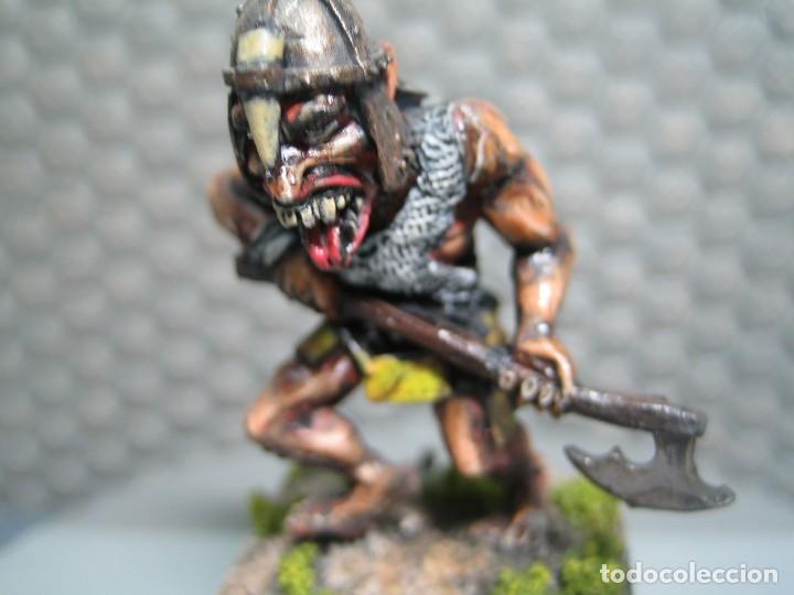 Jeux Anciens: FIGURA DE FANTASIA de plomo modelo 1- pintado de calidad- - tama&ntilde;o peana cm. 3x3x2