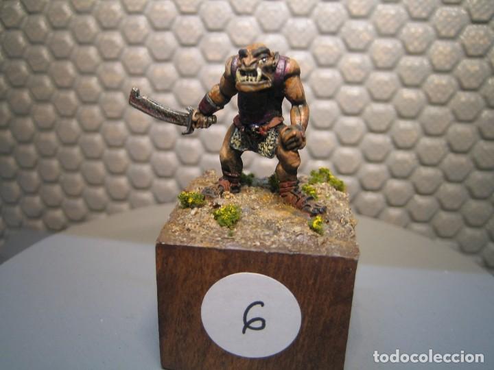 Jeux Anciens: FIGURA DE FANTASIA de plomo modelo 6 - pintado de calidad- - tama&ntilde;o peana cm. 3x3x2