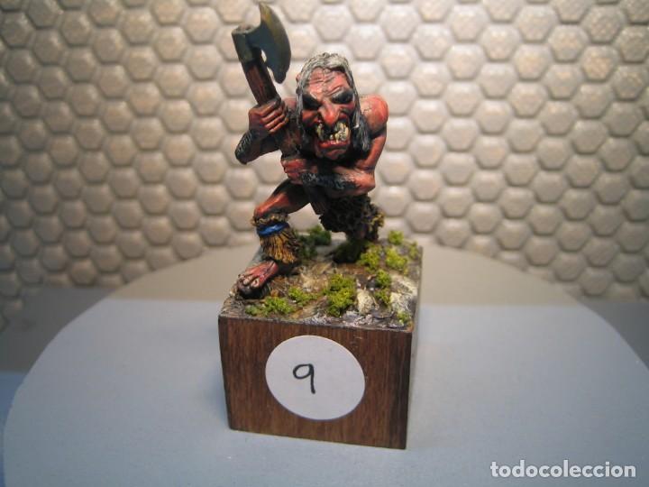 Jeux Anciens: FIGURA DE FANTASIA de plomo modelo 9 - pintado de calidad- - tama&ntilde;o peana cm. 3x3x2