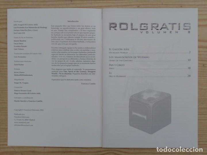 Juegos antiguos: Rol Gratis Volumen 2 - 2016 - Nosolorol - Foto 2