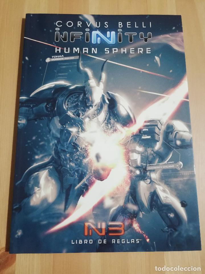 Juegos antiguos: CORVUS BELLI INFINITY. HUMAN SPHERE (LIBRO GU&Iacute;A + LIBRO DE REGLAS) - Foto 12