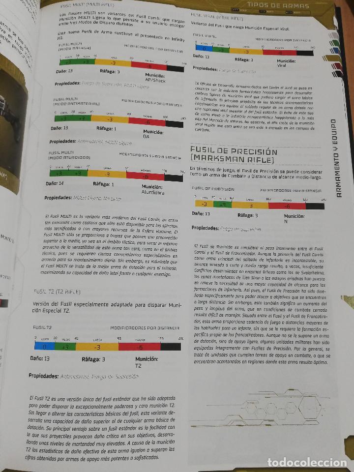 Juegos antiguos: CORVUS BELLI INFINITY. HUMAN SPHERE (LIBRO GU&Iacute;A + LIBRO DE REGLAS) - Foto 17