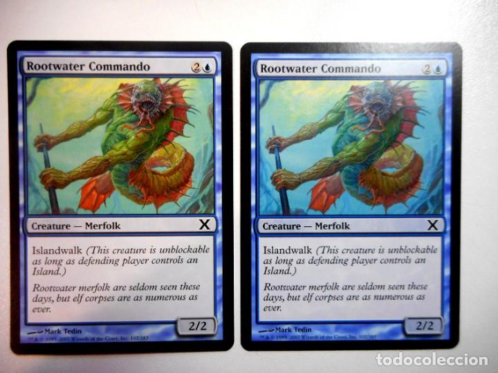 Juegos antiguos: 2 CARTAS MAGIC 2007 - ROOTWATER COMMANDO ( D&Eacute;CIMA EDICI&Oacute;N ) ISLA -EN INGL&Eacute;S- - Foto 1