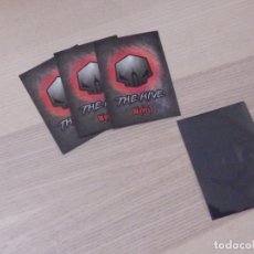 Juegos Antiguos: 3 DE CARTAS JUEGO DE ROL - CARDS - THE HIVE - WAVE 3 + 1 FUNDA VACIA