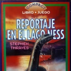 Juegos Antiguos: REPORTAJE EN EL LAGO NESS DE STEPHEN THRAVES. COMPACT LIBRO-JUEGO. TIMUN MAS