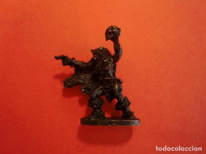 Juegos antiguos: BRUJO CALAVERA PLOMO SELLADO BASE GRENADIER 1992 - Foto 1