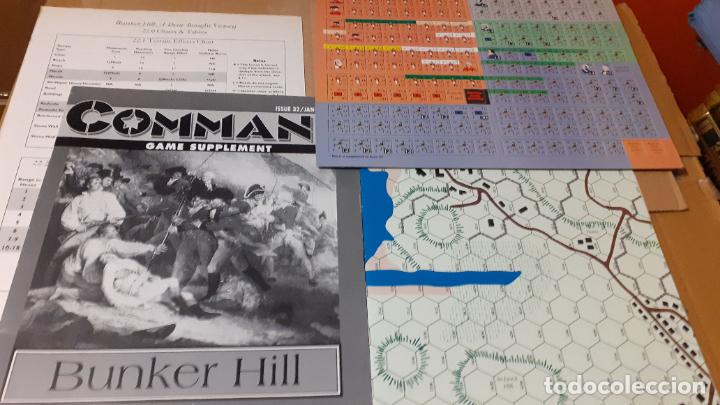 Juegos antiguos: wargame bunker hill. revista command - Foto 1