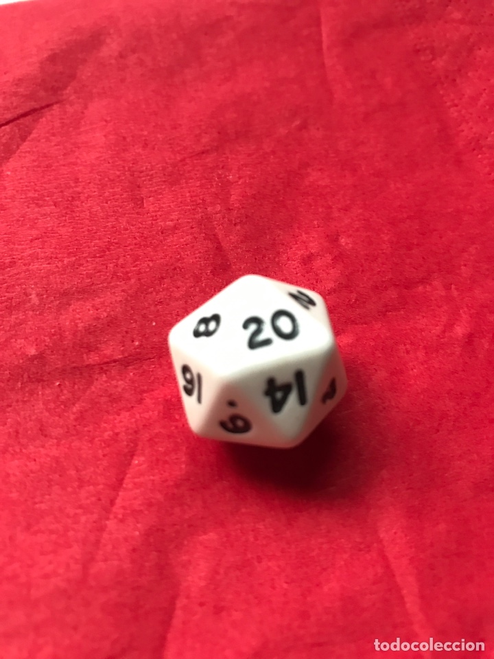 Juegos antiguos: Dado juego rol 20 caras. - Foto 1
