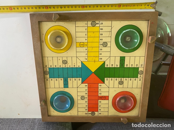 Jogos Antigos: ​Antiguo Parch&iacute;s de Pared / Gran Formato - Madera y Relieve - Vintage A&ntilde;os 60/70 - Decoraci&oacute;n Juego