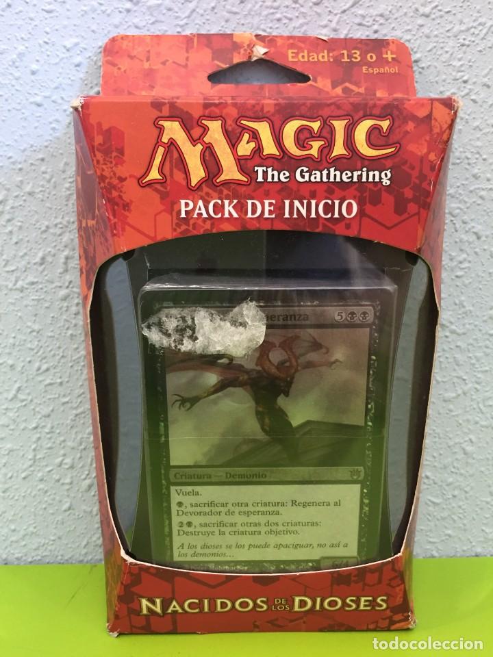 Juegos antiguos: MAGIC THE GATHERING PACK DE INICIO NACIDOS DE LOS DIOSES - Foto 1