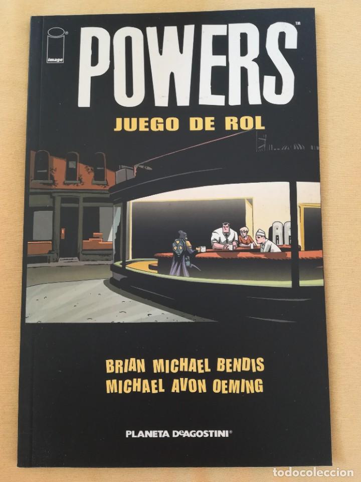 Juegos antiguos: LIBRO JUEGO DE ROL POWERS - BRIAN MICHAEL BENIDS - PLANETA DE AGOSTINI - Foto 1