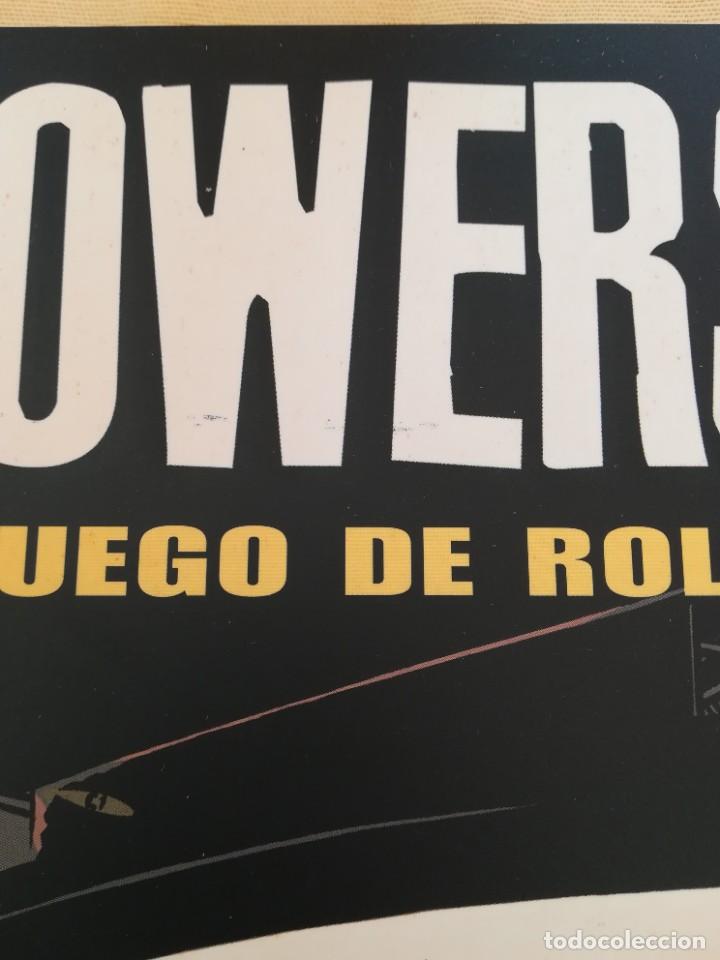 Juegos antiguos: LIBRO JUEGO DE ROL POWERS - BRIAN MICHAEL BENIDS - PLANETA DE AGOSTINI - Foto 2
