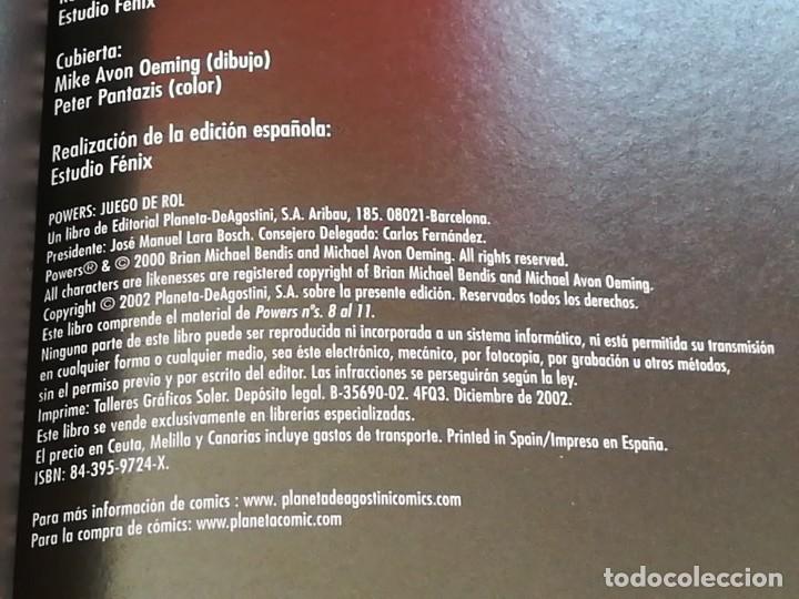Juegos antiguos: LIBRO JUEGO DE ROL POWERS - BRIAN MICHAEL BENIDS - PLANETA DE AGOSTINI - Foto 8