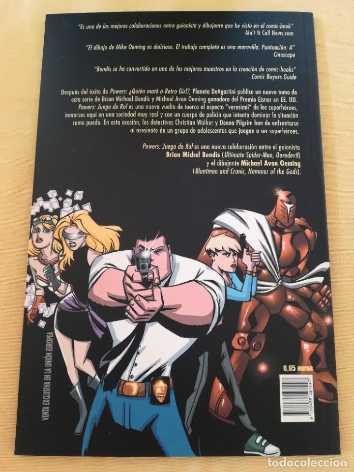 Juegos antiguos: LIBRO JUEGO DE ROL POWERS - BRIAN MICHAEL BENIDS - PLANETA DE AGOSTINI - Foto 11