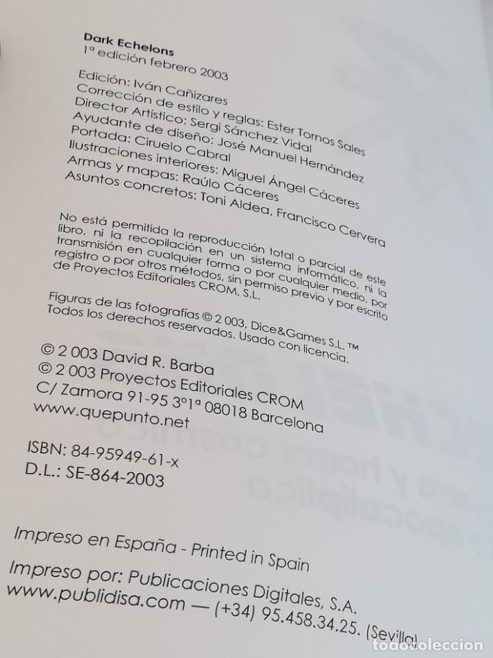 Juegos antiguos: LIBRO DE ROL DARK ECHELONS - Foto 6