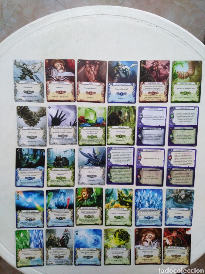 Juegos antiguos: Lote de 281 cartas de MAGE KNIGHT - Foto 3