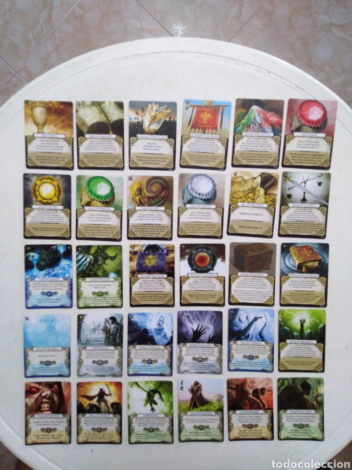 Juegos antiguos: Lote de 281 cartas de MAGE KNIGHT - Foto 5